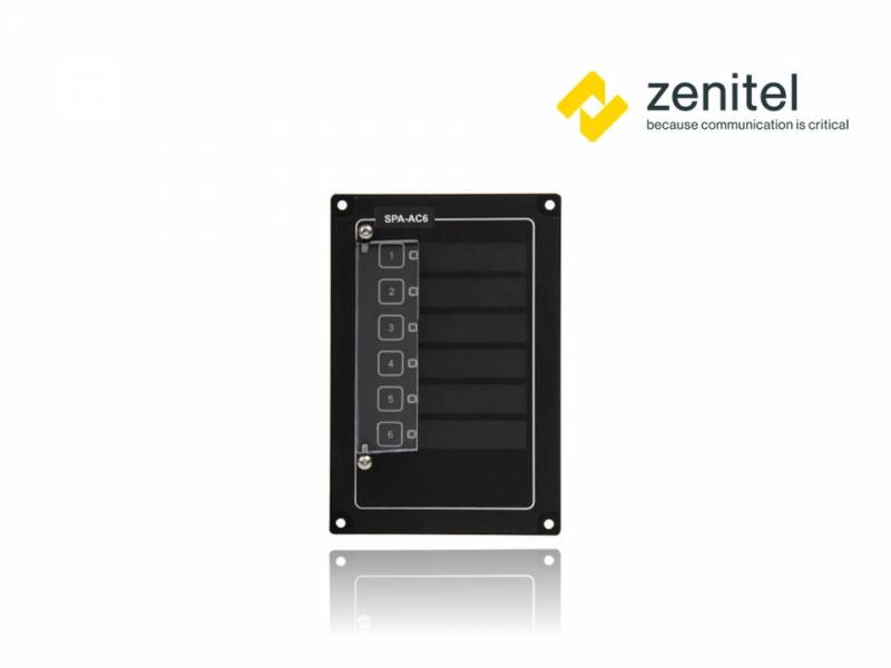 ZENITEL SPA-AC6 THEMYS PUCLIC ADRESS SYSTEM